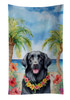Flat-Coated Retriever Luau Kitchen Towel Dish Cloths product image at NuMercy