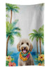 Labradoodle Luau Kitchen Towel Dish Cloths DAC6463 product image at NuMercy