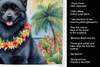 Schipperke Luau Kitchen Towel Dish Cloths product image at NuMercy 5