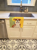 Summer Sunflowers Red English Bulldog Kitchen Towel Dish Cloths product image at NuMercy 2