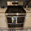 Kerry Blue Terrier Luau Kitchen Towel Dish Cloths product image at NuMercy 3