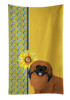 Summer Sunflowers Red Pekingese Kitchen Towel Dish Cloths product image at NuMercy