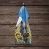 Belgian Sheepdog in Sunflowers Kitchen Towel Dish Cloths product image at NuMercy 4