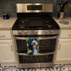 Portuguese Water Dog in Sunflowers Kitchen Towel Dish Cloths product image at NuMercy 3