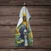 Portuguese Water Dog in Sunflowers Kitchen Towel Dish Cloths product image at NuMercy 4