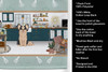 Longhaired Black and White #2 Chihuahua in the Kitchen Kitchen Towel Dish Cloths product image at NuMercy 5