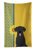 Summer Sunflowers Black Labrador Retriever Kitchen Towel Dish Cloths product image at NuMercy