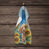 Cockapoo in Sunflowers Kitchen Towel Dish Cloths product image at NuMercy 4