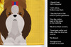 Summer Sunflowers Red and White Shih Tzu Kitchen Towel Dish Cloths product image at NuMercy 5