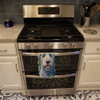 Irish Wolfhound in Sunflowers Kitchen Towel Dish Cloths product image at NuMercy 3