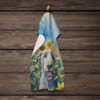 Irish Wolfhound in Sunflowers Kitchen Towel Dish Cloths product image at NuMercy 4