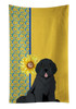 Summer Sunflowers Black Newfoundland Kitchen Towel Dish Cloths product image at NuMercy