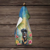 Rottweiler Luau Kitchen Towel Dish Cloths product image at NuMercy 4