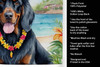 Gordon Setter Luau Kitchen Towel Dish Cloths product image at NuMercy 5