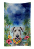 Irish Wolfhound Luau Kitchen Towel Dish Cloths product image at NuMercy