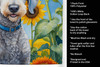 Bedlington Terrier in Sunflowers Kitchen Towel Dish Cloths product image at NuMercy 5