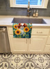 Japanese Chin in Sunflowers Kitchen Towel Dish Cloths DAC6104 product image at NuMercy 2