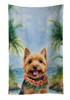 Norwich Terrier Luau Kitchen Towel Dish Cloths product image at NuMercy