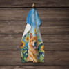 Finnish Spitz in Sunflowers Kitchen Towel Dish Cloths product image at NuMercy 4