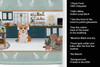 Red Pembroke Corgi in the Kitchen Kitchen Towel Dish Cloths product image at NuMercy 5