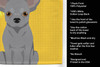 Summer Sunflowers Silver Chihuahua Kitchen Towel Dish Cloths product image at NuMercy 5