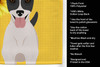 Summer Sunflowers Black White Smooth Jack Russell Terrier Kitchen Towel Dish Cloths product image at NuMercy 5
