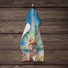 Pomeranian Luau Kitchen Towel Dish Cloths DAC6493 product image at NuMercy 4