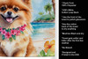 Pomeranian Luau Kitchen Towel Dish Cloths DAC6493 product image at NuMercy 5
