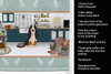 Black Tricolor Basset Hound in the Kitchen Kitchen Towel Dish Cloths product image at NuMercy 5