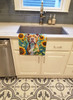 Pit Bull Terrier in Sunflowers Kitchen Towel Dish Cloths product image at NuMercy 2