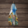 Pit Bull Terrier in Sunflowers Kitchen Towel Dish Cloths product image at NuMercy 4