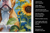 Pit Bull Terrier in Sunflowers Kitchen Towel Dish Cloths product image at NuMercy 5