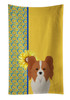 Summer Sunflowers Red and White Papillon Kitchen Towel Dish Cloths product image at NuMercy