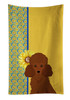 Summer Sunflowers Toy Red Poodle Kitchen Towel Dish Cloths product image at NuMercy