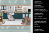 Blue Brindle Pit Bull Terrier in the Kitchen Kitchen Towel Dish Cloths product image at NuMercy 5