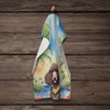Chocolate Poodle Luau Kitchen Towel Dish Cloths DAC6499 product image at NuMercy 4