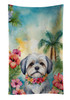 Lhasa Apso Luau Kitchen Towel Dish Cloths DAC6470 product image at NuMercy