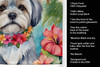 Lhasa Apso Luau Kitchen Towel Dish Cloths DAC6470 product image at NuMercy 5
