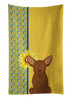Summer Sunflowers Chocolate Chihuahua Kitchen Towel Dish Cloths product image at NuMercy