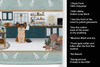 Longhaired Black and Red Chihuahua in the Kitchen Kitchen Towel Dish Cloths product image at NuMercy 5