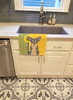 Summer Sunflowers Blue and White Chihuahua Kitchen Towel Dish Cloths product image at NuMercy 2
