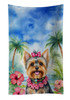 Yorkshire Terrier Luau Kitchen Towel Dish Cloths product image at NuMercy