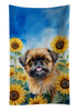 Brussels Griffon in Sunflowers Kitchen Towel Dish Cloths product image at NuMercy