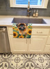 Brussels Griffon in Sunflowers Kitchen Towel Dish Cloths product image at NuMercy 2
