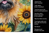 Brussels Griffon in Sunflowers Kitchen Towel Dish Cloths product image at NuMercy 5