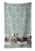 Natural Eared Red Brindle Boxer in the Kitchen Kitchen Towel Dish Cloths product image at NuMercy