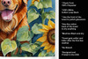 Nova Scotia Duck Toller in Sunflowers Kitchen Towel Dish Cloths product image at NuMercy 5