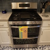 Summer Sunflowers Gold Golden Retriever Kitchen Towel Dish Cloths product image at NuMercy 3