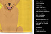 Summer Sunflowers Gold Golden Retriever Kitchen Towel Dish Cloths product image at NuMercy 5
