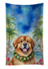 Tibetan Mastiff Luau Kitchen Towel Dish Cloths product image at NuMercy